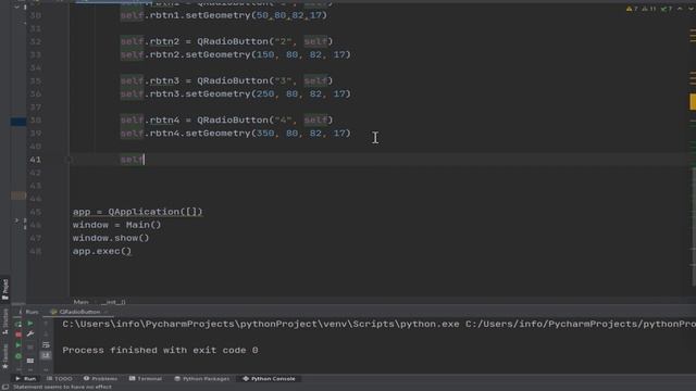 PyQt & Qt Designer Kurs [QRadioButton Widget] 013