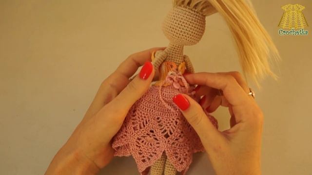 ✿►Куколка Барби◄✿ связанная крючком. смотреть онлайн
