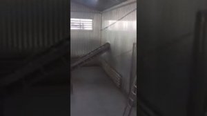 Станок RM-400 с подающим и отводящим транспортером. Видео работы станка