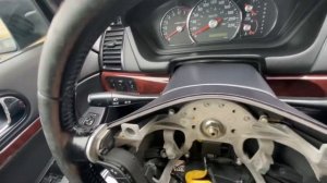 Как снять руль Mitsubishi Galant