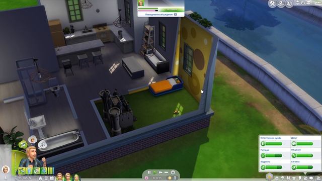 Базовые лайфхаки в режиме строительства и полная смена имиджа семьи Ларссон | Sims 4 #010 смотреть онлайн