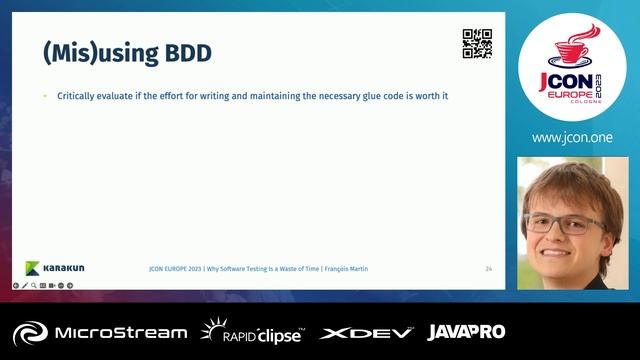 Why Software Testing Is a Waste of Time | François Martin (EN) смотреть онлайн