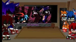 The sonic crew reacts to Triple trouble lyrics (drama,cringe,lazy)