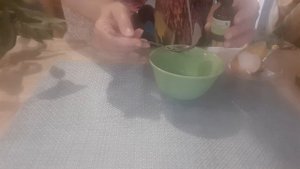 Витаминная маска, с касторовым маслом, для лица.