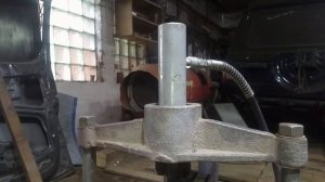 Делаю пресс из гидравлики для кузовного ремонта 10 тонн. Ремонт цилиндра.