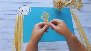 JAK ZROBIĆ KWIATEK ZE SŁOMY | Цветы из соломы, как сделать
