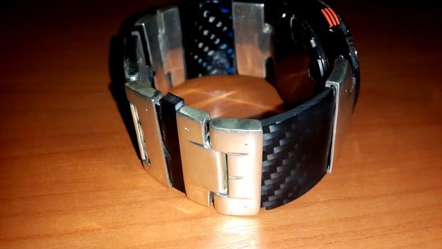 WM.Часы Seiko Sportura.Карбоновый ремешок. Серебро.Ручная работа. смотреть онлайн