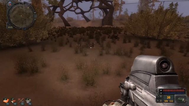 Гаусс пушка в начале игры сталкер зов Припяти / stalker / gauss gun