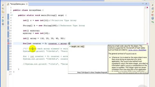 VTC Player Advanced Java Programming Java SE 7, Arrays смотреть онлайн