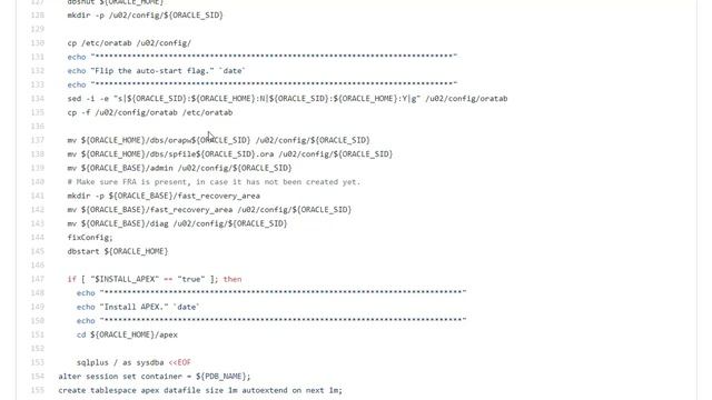 Docker : Oracle Database Build
