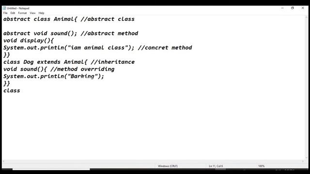 Abstract class and method in java how to use abstract method, class, concrete смотреть онлайн