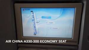 AIR CHINA Airbus A330 300 Economy Class Seat
