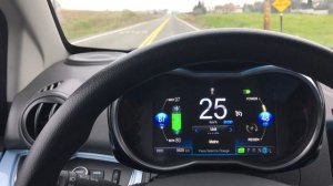 Разгон до 100 км/ч за 7 секунд  на электромобиле Chevrolet spark EV