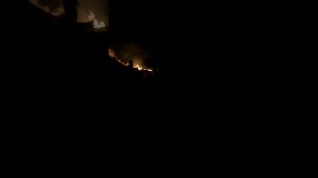 Пожар в поселке Красина г. Усть-Каменогорск