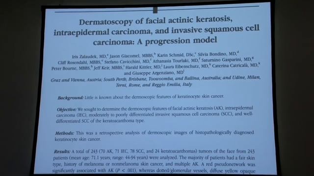 Актинический кератоз в практике врача дерматолога, косметолога смотреть онлайн