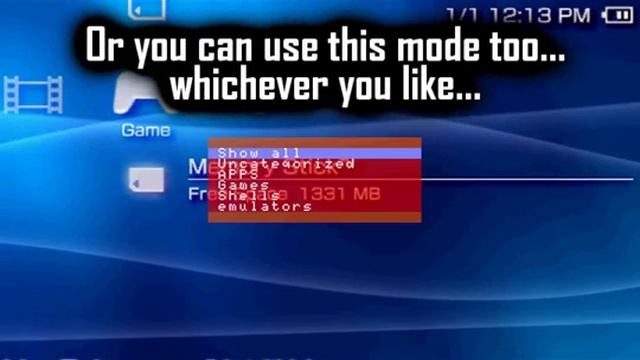 How to Organize your PSP games/apps/iso/cso - Games Categories Revised v3 [Plugin]