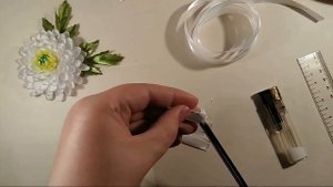ХРИЗАНТЕМЫ ИЗ АТЛАСНЫХ ЛЕНТ | KANZASHI FLOWERS