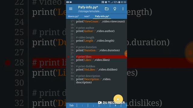 شرح 30 : مكتبة (pafy) | Learn Python 3 смотреть онлайн