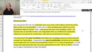 Mathématiques Immobilières E22 cours #12: modalités d'une hypothèque (suite), ABD et ATD.