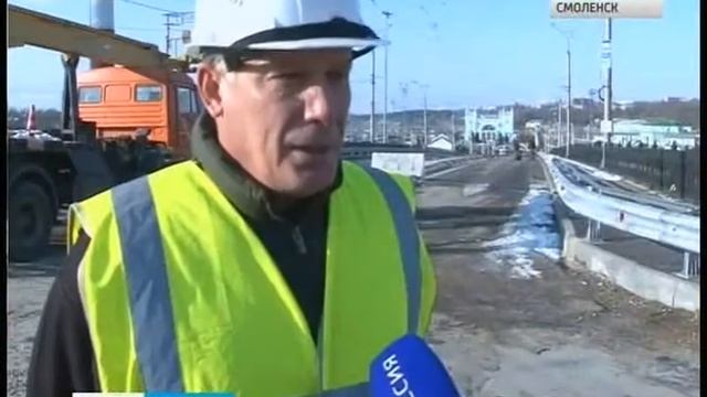 В Смоленске завершается ремонт путепровода