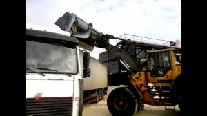 Ковш высокой выгрузки на фронтальный погрузчик VOLVO/  Wheel loader bucket by Professional