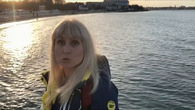 ПЛЯЖ ЧЕРНОМОРСКОЕ СЕГОДНЯ/ ПОГОДА В КРЫМУ ЗИМОЙ.