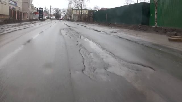 Дороги от пр-та Маркса до Берёзовой улицы в Обнинске и Белкино март 2017 смотреть онлайн