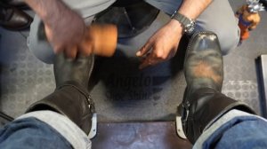UNBELIEVABLE RESTORATION?! | ANGELO SHOE SHINE ASMR