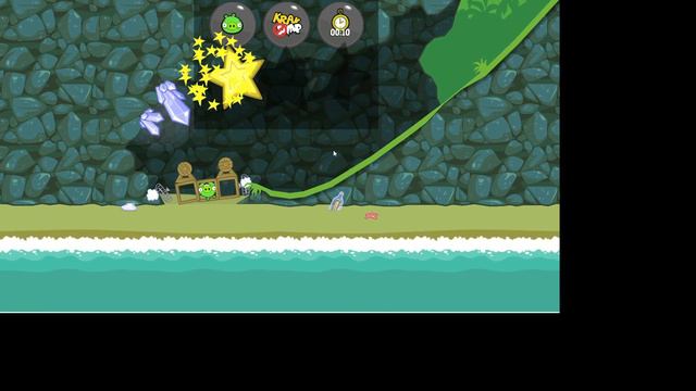 ИГРАЕМ В BAD PIGGIES смотреть онлайн