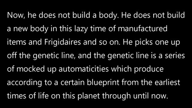 L Ron Hubbard Scientology Lecture Death (Part1of3)
