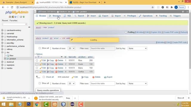 Point of sales using java and mysql