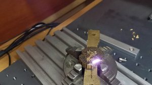 Параметры гравировки клише из латуни на лазерном маркере.