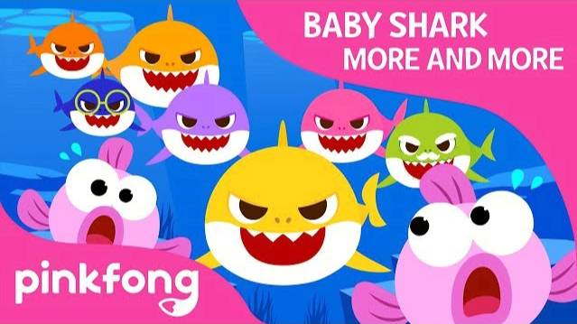Baby Shark More and More | Baby Shark | Shark Family | Pinkfong Songs for Children