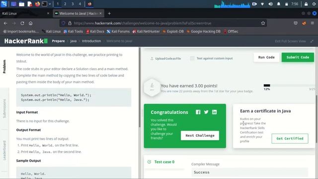 LEVEL-0 | JAVA | HACKER-RANK смотреть онлайн