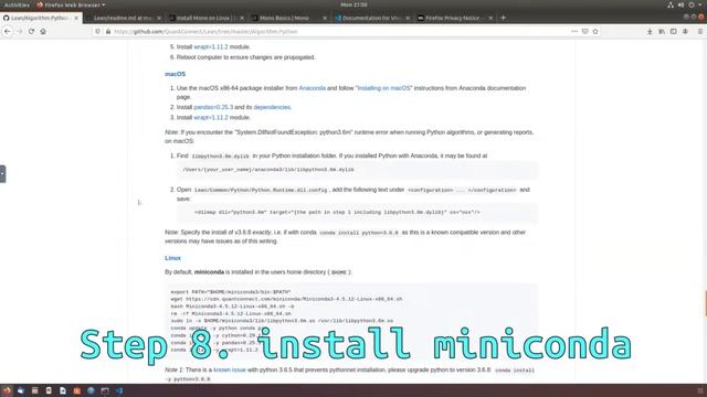 Without using dockers, how to locally install QuantConnect Lean.