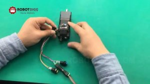 NEMA17 stepper motor with harmonic drive