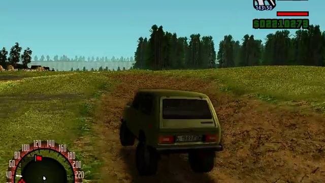 Поездки по бездорожью на подготовленной НИВЕ смотреть онлайн