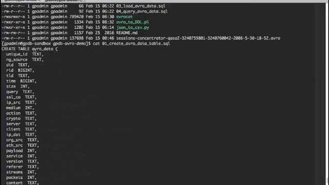 Greenplum Database and Avro Data as External Tables: Demo & Tutorial смотреть онлайн