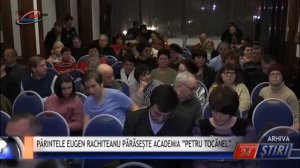 PĂRINTELE EUGEN RACHITEANU PĂRĂSEȘTE ACADEMIA ”PETRU TOCĂNEL”