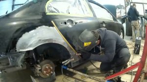 Хонда Сивик ремонт кузова в Нижнем Новгороде Honda Civic Auto body repair