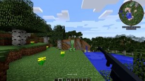Как зарядить оружие в Minecraft мод Guns,Cars,and Morph