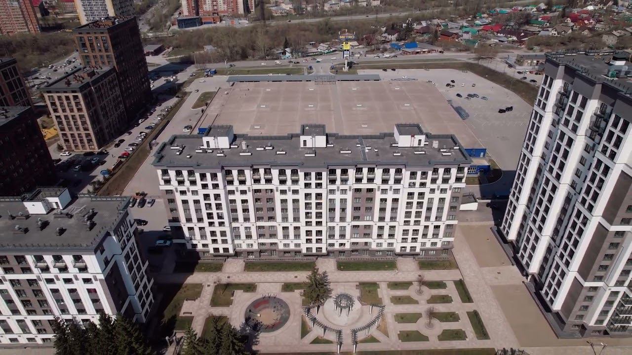 ЖК "Лев Толстой" в Новосибирске - Ход строительства Апрель 2022 смотреть онлайн