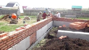 Фундамент под дом.выводим ноль.