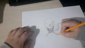 Туториал как нарисовать венома