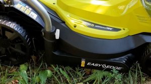 RYOBI  АККУМУЛЯТОРНАЯ ГАЗОНОКОСИЛКА | Первые Впечатления