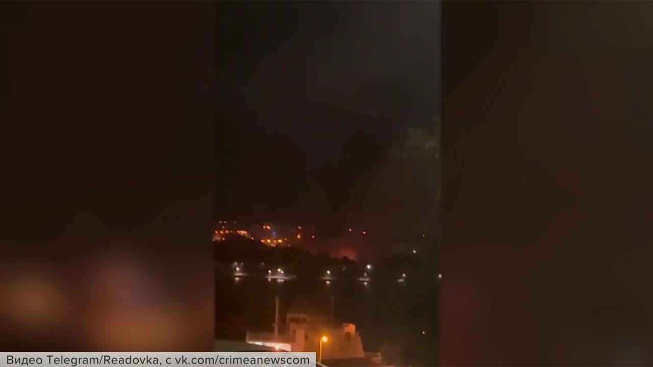 Два корабля, которые были повреждены во время атаки на завод в Севастополе, будут отремонтированы