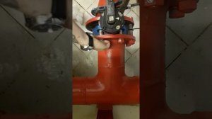Замена задвижки ду150