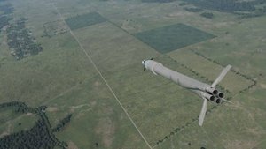 DCS World: Су-25Т. Атака ракетой с лазерным наведением С25Л по блокпосту противника.