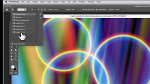 Photoshop Tutorial : How To Store Gradient Presets, Blending, Opacity, Type In Libraries