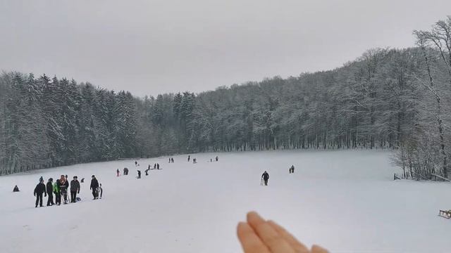 БАВАРИЯ! Последний день наслаждаемся снегом, завтра начнуться сильне ограничения 😢🙈2 части(2) смотреть онлайн